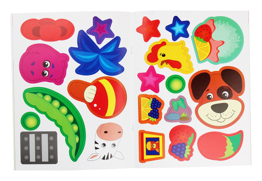 Stickers-applications for babies. Dinosaur / Наліпки-аплікації для малят. Динозаврик Екатерина Смирнова 978-966-284-799-4-5