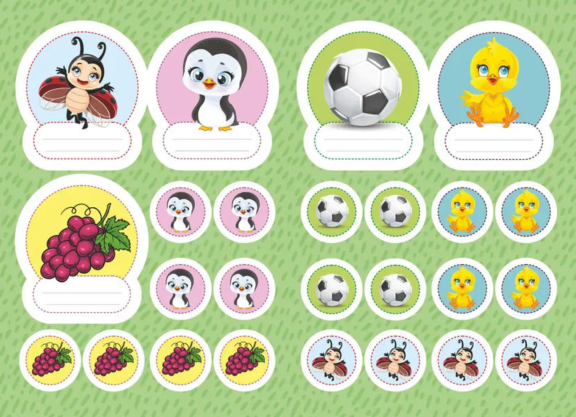 Stickers For Kindergarten. Chicken / Наліпки для дитячого садка. Курчатко / Author not specified Does not apply-2