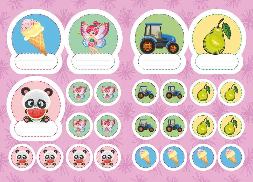 Stickers For Kindergarten. Chicken / Наліпки для дитячого садка. Курчатко / Author not specified Does not apply-3