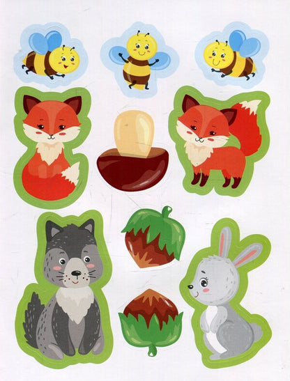 Stickers For The Little Ones.Hedgehog / Наліпки для найменших. Їжачок Julia Sykora / Юлія Сікора 9789662845648-4