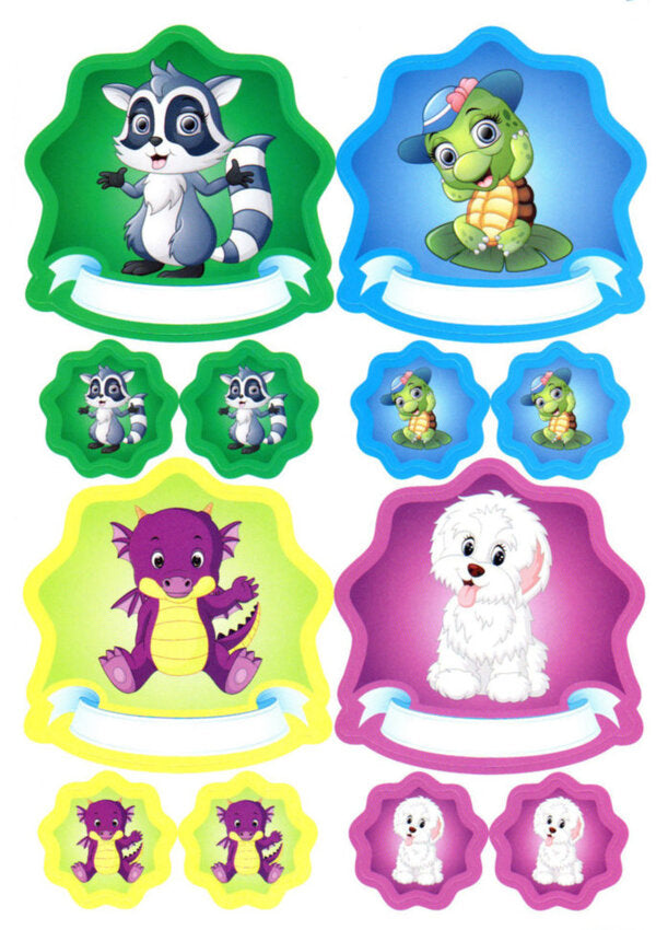 Stickers on the cabinet. Self-adhesive pictures No. 2 / Наліпки на шафу. Малюнки-самоклейки №2  4823076143398-3