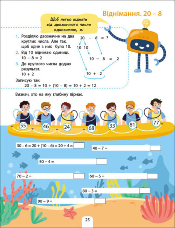 Subject collection. Addition, subtraction / Предметний збірник. Додавання, віднімання К. Ильченко 9786170975904-4