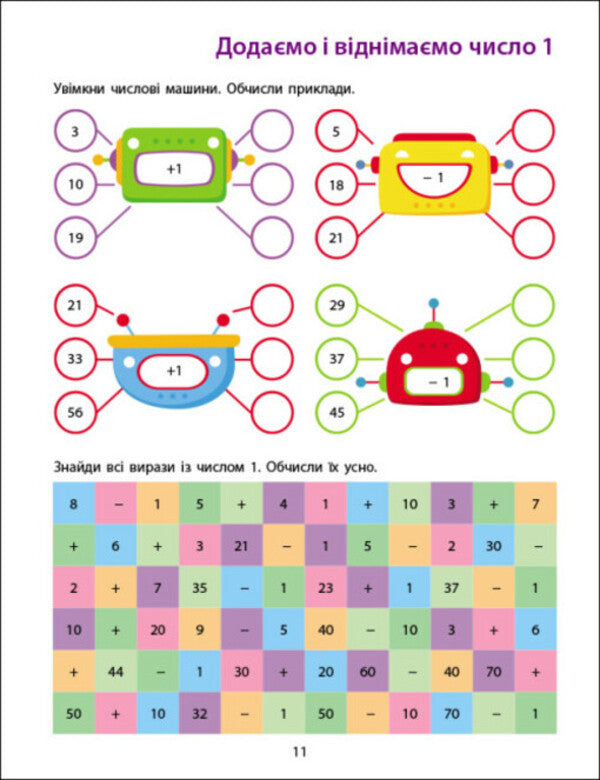 Subject collection. Addition, subtraction / Предметний збірник. Додавання, віднімання К. Ильченко 9786170975904-5