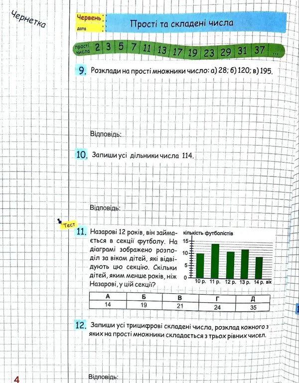 Summer Vacation With Mathematics From 6Th To 7Th Grade - Лтн канкули з математикою З 6 у 7 клас Oksana Boitsun, O Chizh - Оксана Бойцун, О Чиж 9786178678517-5