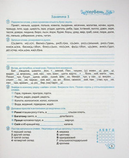 Summer vacations with Ukrainian. From 5 to 6th grade / Літні канікули з Українською мовою. З 5 у 6 клас Оксана Давыдова 9789660744349-5