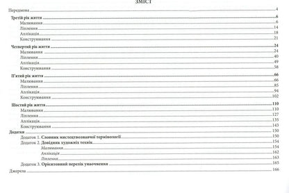 Sunflower palette. Approximate calendar and thematic planning of various types of visual activities of preschool children / Соняшникова палітра. Орієнтовне календарно-тематичне планування різних видів образотворчої діяльності дітей дошкільного віку Любомира Калуская 978-966-634-952-4-3