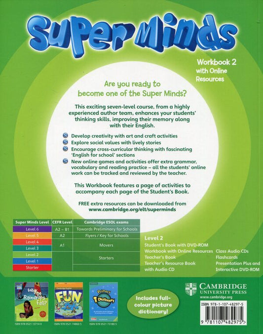Super Minds 2. Workbook with Online Resources / Super Minds 2. Workbook with Online Resources Герберт Пучта 9781107482975-2