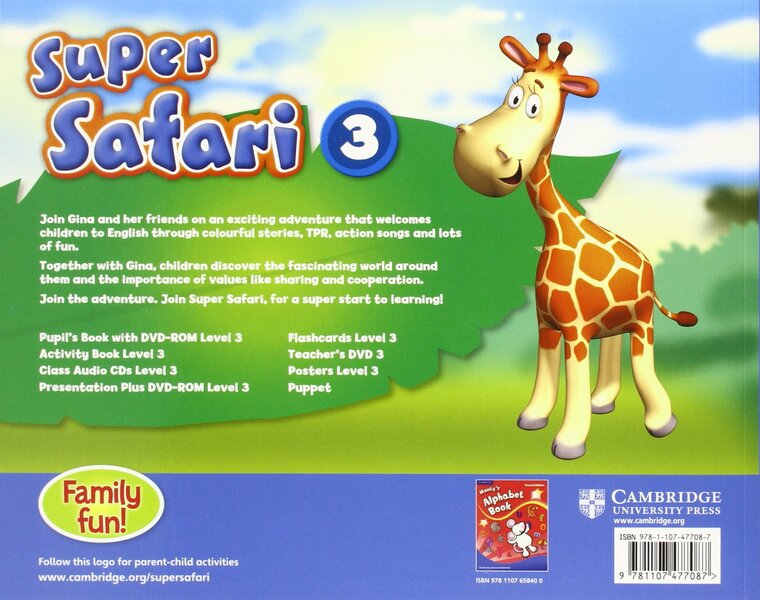 Super Safari Level 3 Activity Book Herbert Pute / Герберт Пюте 9781107477087-2