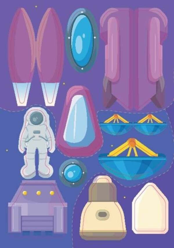 Super workshop. Space technology / Супермайстерня. Космічна техніка Елена Собчук 9786175443163-4