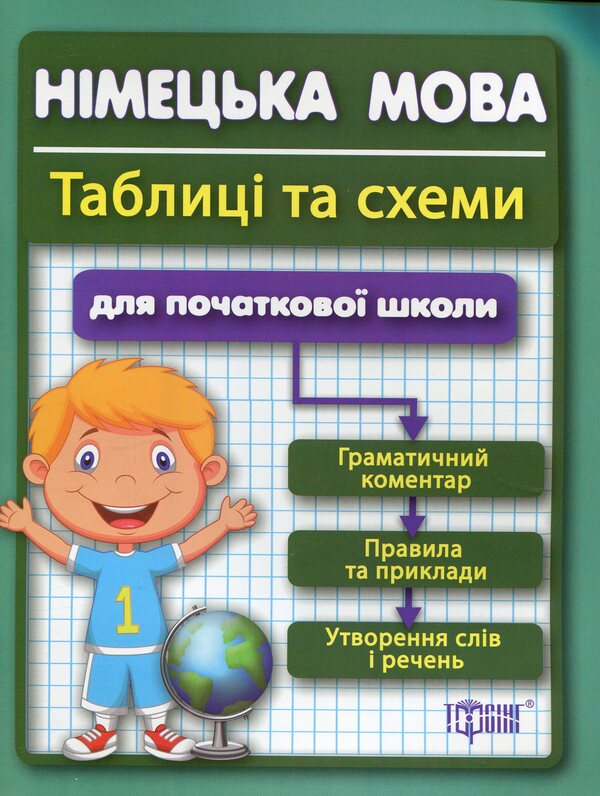 Tables And Diagrams For Elementary School. German Language / Таблиці та схеми для початкової школи. Німецька мова Alexander Pavlova / Олександра Павлова 9789669390172-1