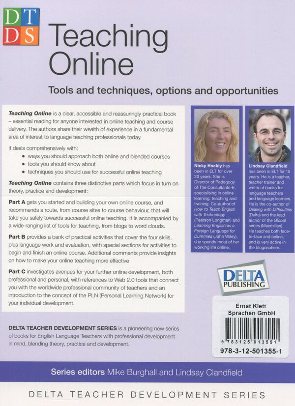Teaching Online. Tools and Techniques, Options and Opportunities / Teaching Online. Tools and Techniques, Options and Opportunities Ники Хокли, Линдси Клэндфилд 978-3-12-501355-1-2