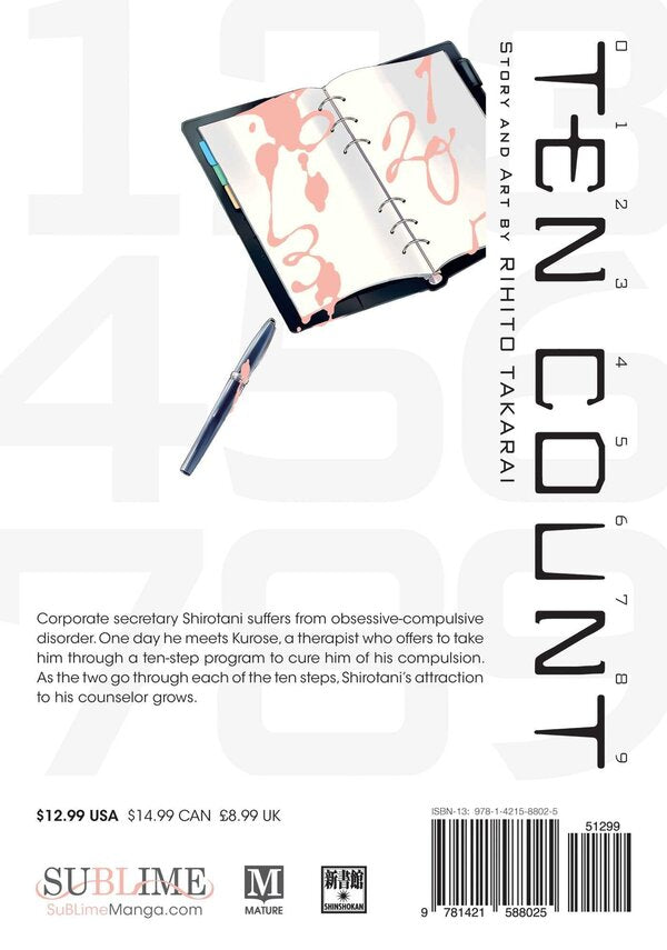 Ten Count. Volume 1 Rihito Takarai / Рихито Такараи 9781421588025-2