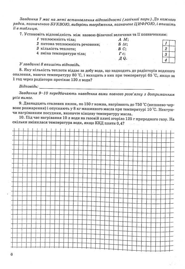 Test Papers In Physics. 8Th Grade / Контрольні роботи з фізики. 8 клас Victor Hudz, Vladimir Repey, Larisa Repey / Віктор Гудз, Володимир Бурдок, Лариса Бурдок 9789669442185-6