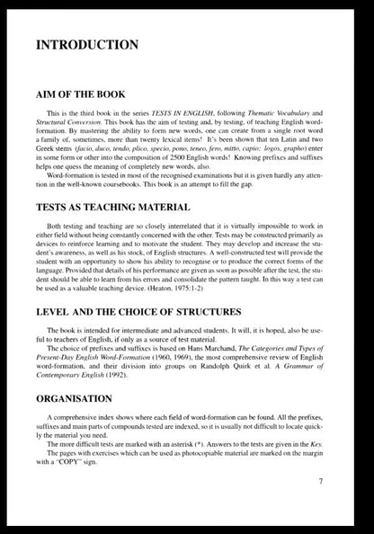 Tests in English. Word Formation / Tests in English. Word-Formation Мариуш Миштал 978-617-07-0659-1-5