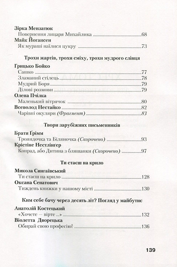 Textbook for additional reading. 4th grade / Хрестоматія для додаткового читання. 4 клас  978-617-673-515-1-4