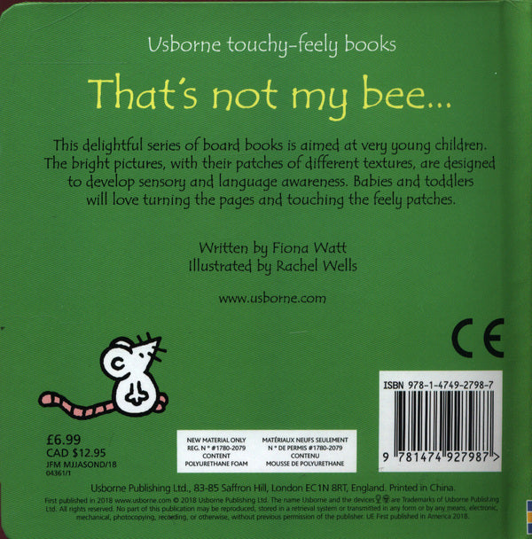 That's not my bee... / That's not my bee... Фиона Уотт 978-1-4749-2798-7-2