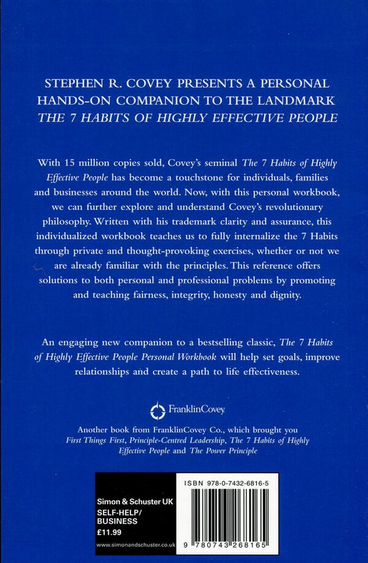 The 7 Habits of Highly Effective People Personal Workbook / The 7 Habits of Highly Effective People Personal Workbook Стивен Кови 978-0-7432-6816-5-2