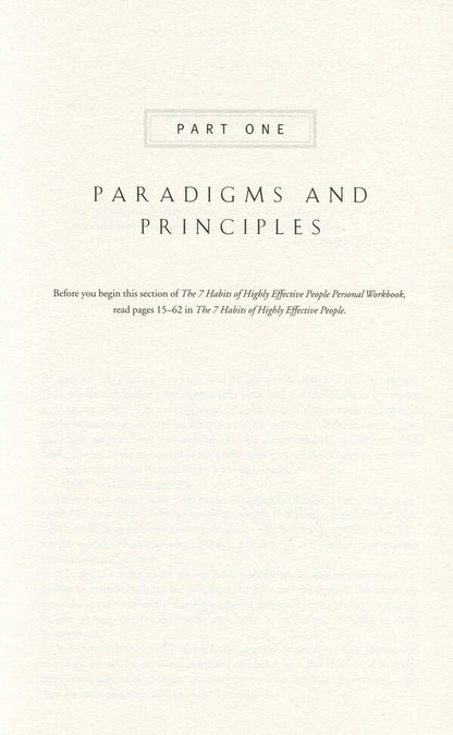 The 7 Habits of Highly Effective People Personal Workbook / The 7 Habits of Highly Effective People Personal Workbook Стивен Кови 978-0-7432-6816-5-6