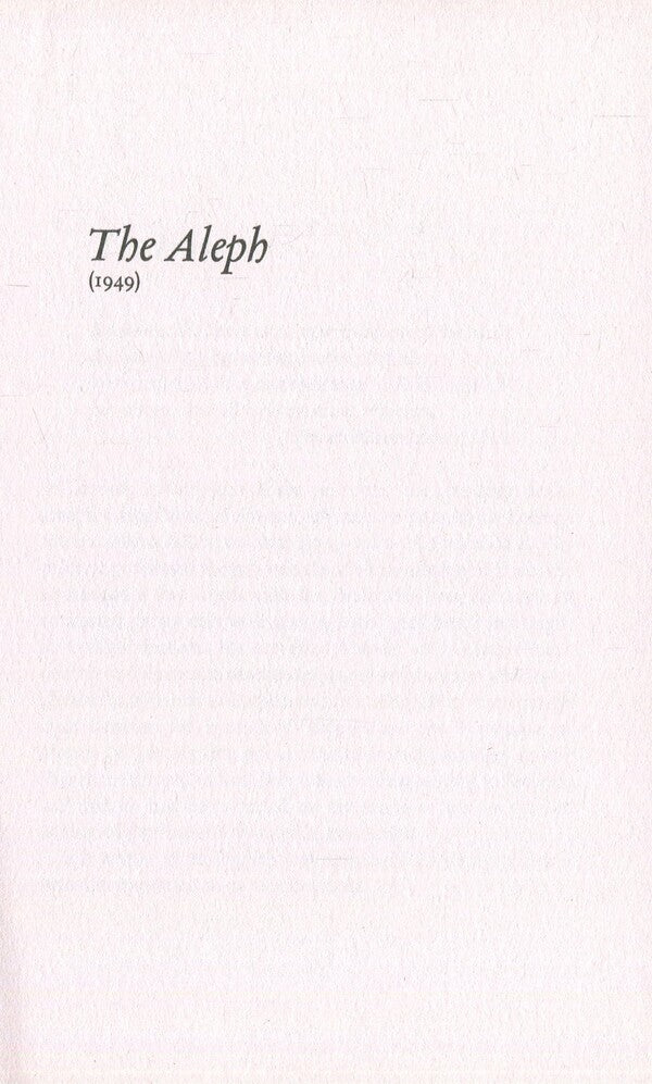 The Aleph Jorge Luis Borges / Хорхе Луис Борхес 9780141183831-5
