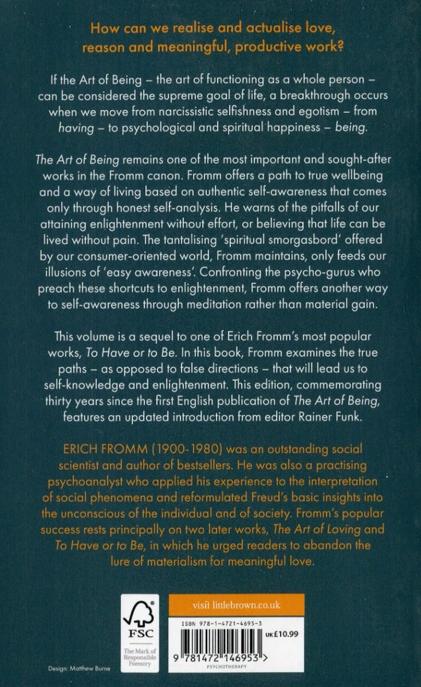 The Art Of Being Erich Fromm / Эрих Фромм 9781472146953-2