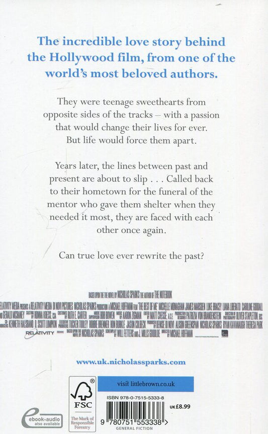 The Best Of Me Nicholas Sparks / Николас Спаркс 9780751553338-2