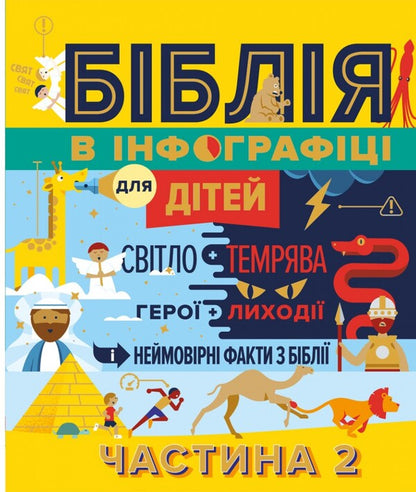 The Bible in infographics for children. Part 2 / Біблія в інфографіці для дітей. Частина 2  978-966-938-671-7-1