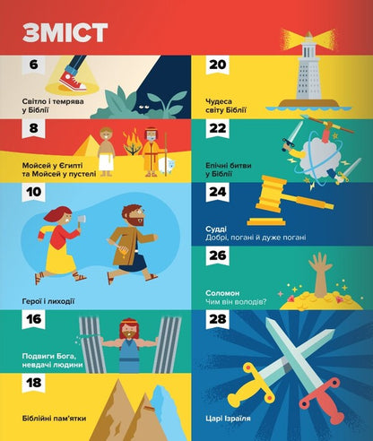 The Bible in infographics for children. Part 2 / Біблія в інфографіці для дітей. Частина 2  978-966-938-671-7-6