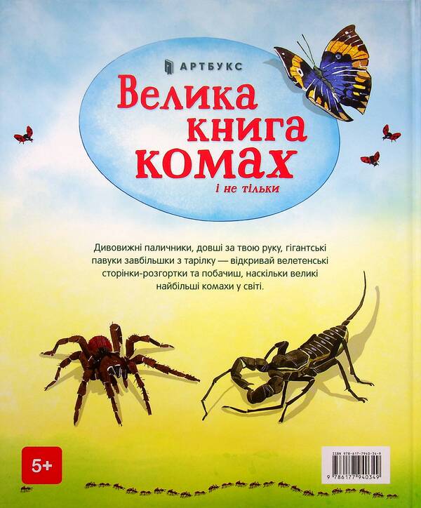 The Big Book Of Insects / Велика книга комах Emily Bone / Емілі Боун 9786177940349-3
