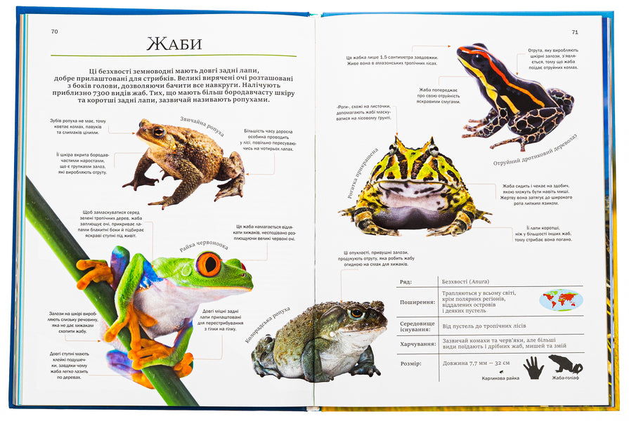 The Big Book of Animals / Велика книга тварин Клаудия Мартин 978-617-17-0479-4-6