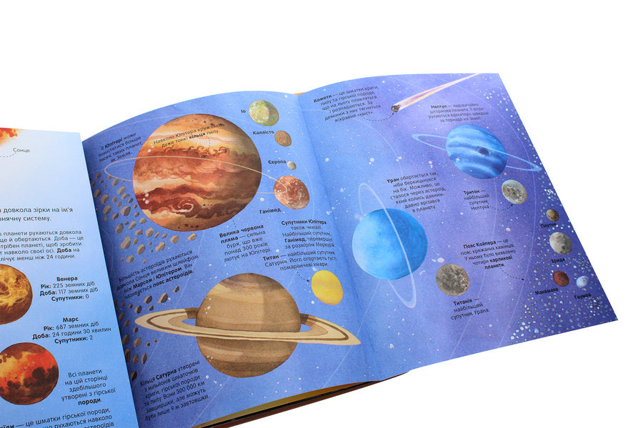 The Big Book of Stars and Planets / Велика книга зірок і планет Эмили Боун 9786177940165-6