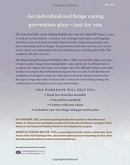 The Binge Eating Prevention Workbook Gia Marson / Гия Марсон 9781684033614-2