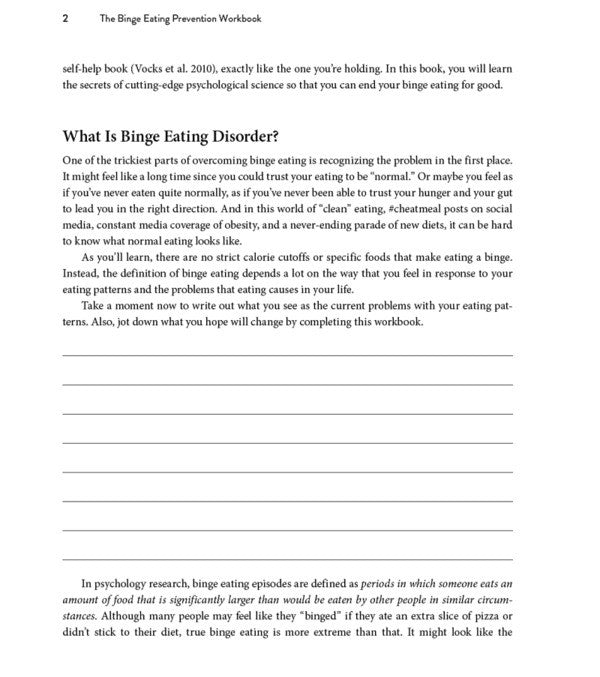 The Binge Eating Prevention Workbook Gia Marson / Гия Марсон 9781684033614-5