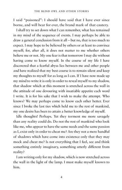 The Blind Owl And Other Stories Sadegh Hedayat / Садег Хедаят 9780714544588-5