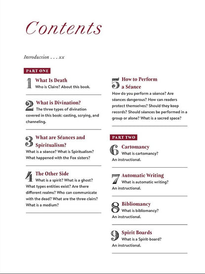 The Book of Sessions. A Guide to Divination and Speaking to Spirits / The Book of Séances. A Guide to Divination and Speaking to Spirits Клэр Гудчайлд 9780316353342-2