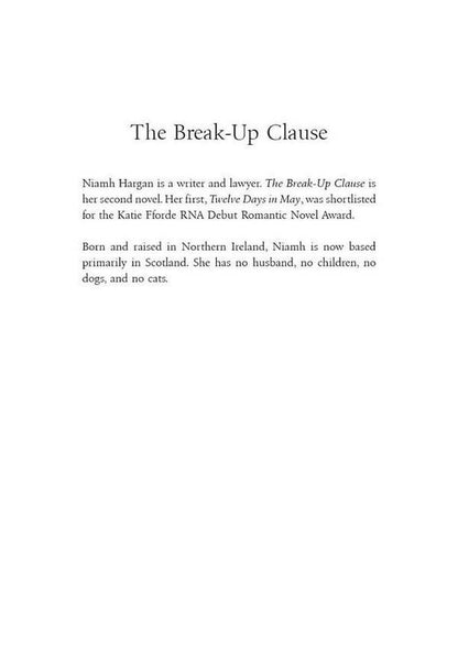 The Break-Up Clause / The Break-Up Clause Ниам Харган 9780008518912-4