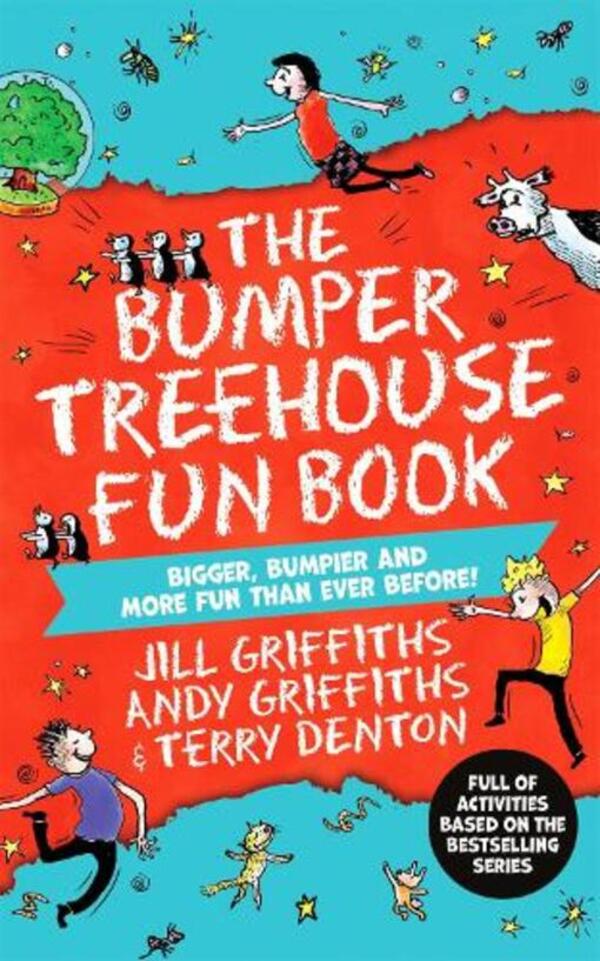 The Bumper Treehouse Fun Book: Bigger, Bumpier And More Fun Ever Before! Andy Griffiths / Энди Гриффитс 9781529099157-1