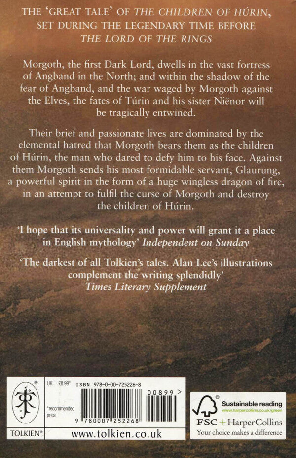 The Children of Hurin / The Children of Hurin Джон Р. Р. Толкин 978-0-00-725226-8-2