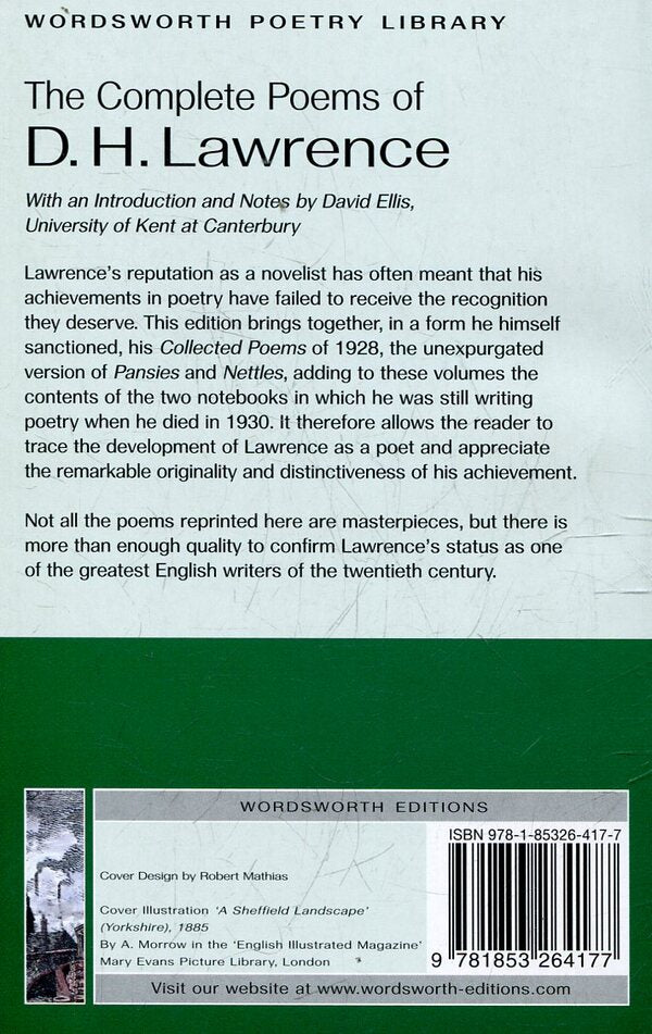 The Complete Poems Of D.H. Lawrence / The Complete Poems Of D.H. Lawrence Д. Х. Лоуренс 9781853264177-2