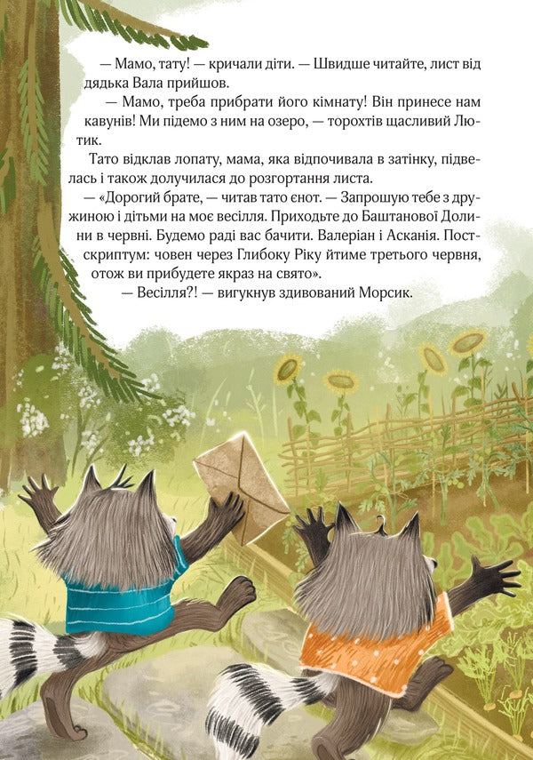 The Crazy Summer Raccoon-Bins. Traveling To Bashtanova Valley / Шалене літо єнотів-бешкетників. Подорож до Баштанової долини Yulia Olefir / Юлія Олегефір 9786176147244-5