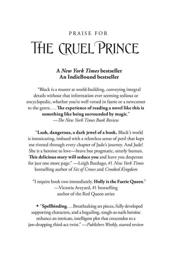 The Cruel Prince / The Cruel Prince Холли Блэк 9780316310277-5