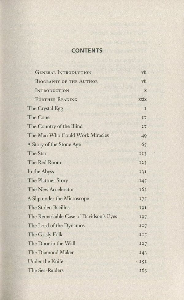 The Crystal Egg & Other Stories / The Crystal Egg & Other Stories Герберт Уэллс 978-1-84022-739-0-3