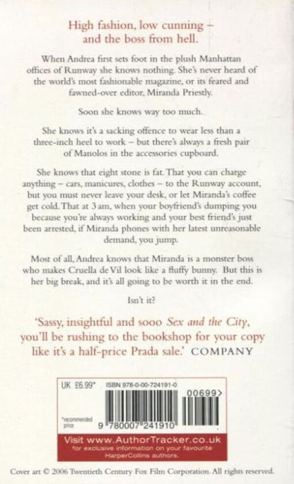 The Devil Wears Prada Loren Weisberger / Лорен Вайсбергер 9780007241910-2