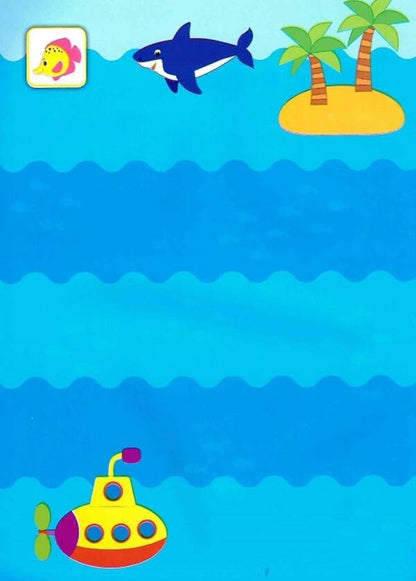 The First Stickers.Clap-Clap!At Sea / Перші наліпки. Хлюп-хлюп! У морі Ekaterina Smirnova / Катерина Смирнова 9789662848441-5