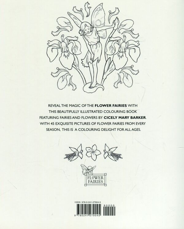 The Flower Fairies Coloring Book Cecil Mary Barker / Сесиль Мэри Баркер 9780241279045-2