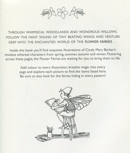 The Flower Fairies Coloring Book Cecil Mary Barker / Сесиль Мэри Баркер 9780241279045-5