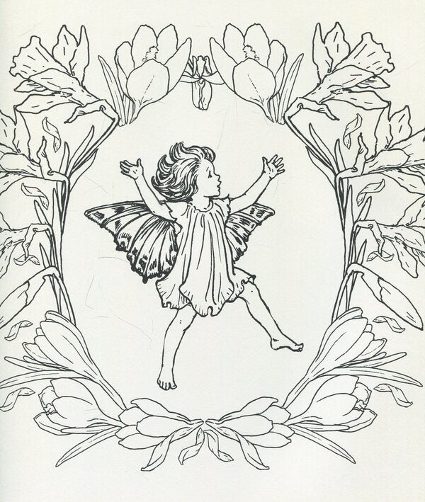 The Flower Fairies Coloring Book Cecil Mary Barker / Сесиль Мэри Баркер 9780241279045-6