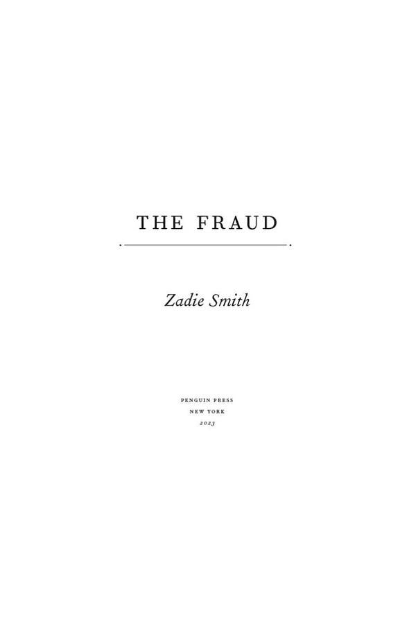 The Fraud / The Fraud Зэди Смит 9780241337004-2