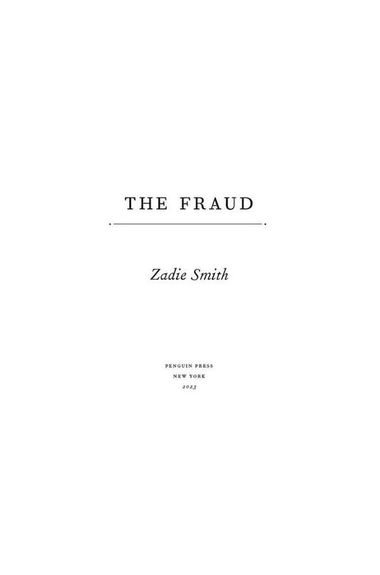 The Fraud / The Fraud Зэди Смит 9780241337004-2