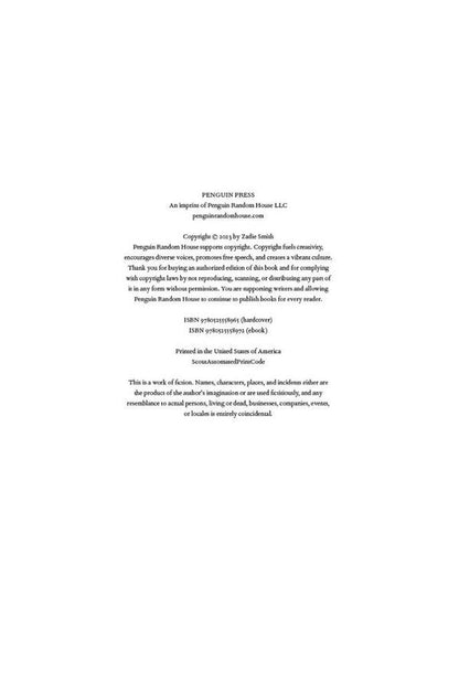 The Fraud / The Fraud Зэди Смит 9780241337004-3