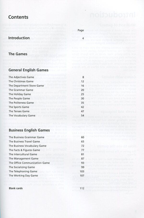 The Games Book. 20 Boards Games for General and Business English / The Games Book. 20 Boards Games for General and Business English Энн Шмид 978-3-12-537931-2-4